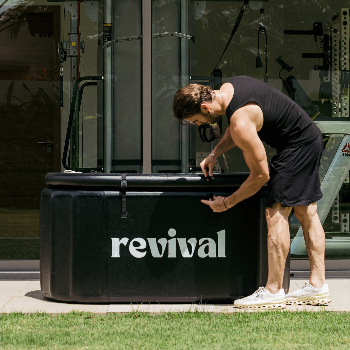 Oval Ice Bath & Chiller Combo